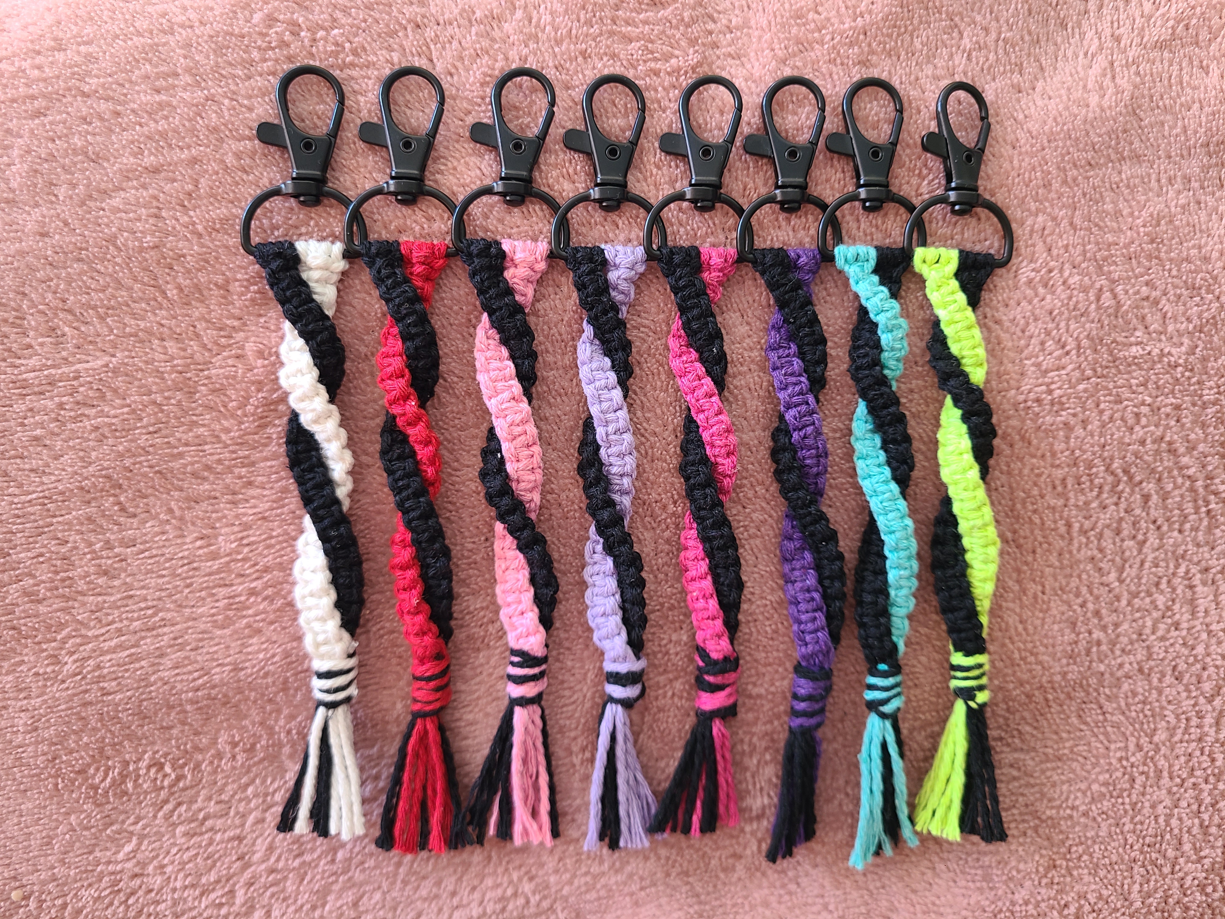 Porte-clefs torsades