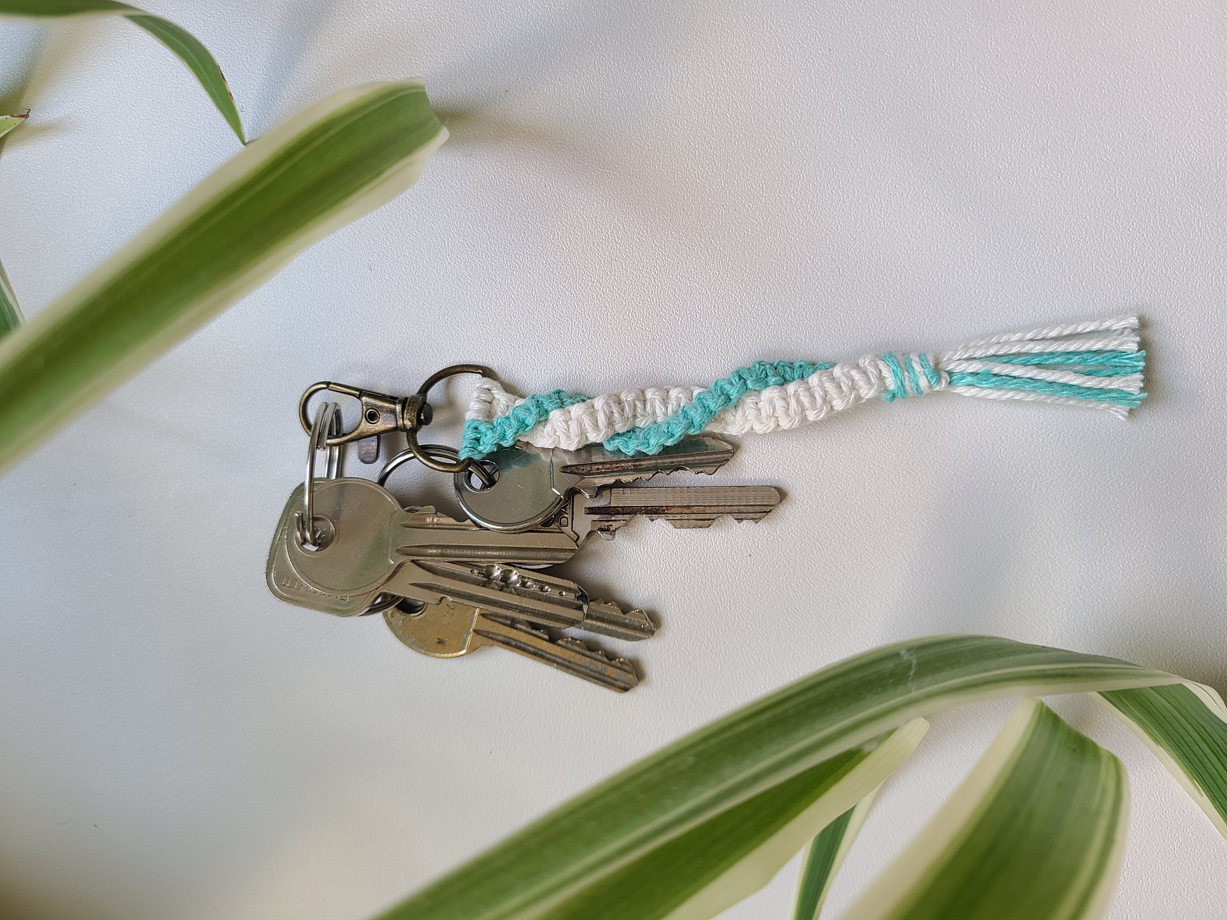 Porte-clefs torsades