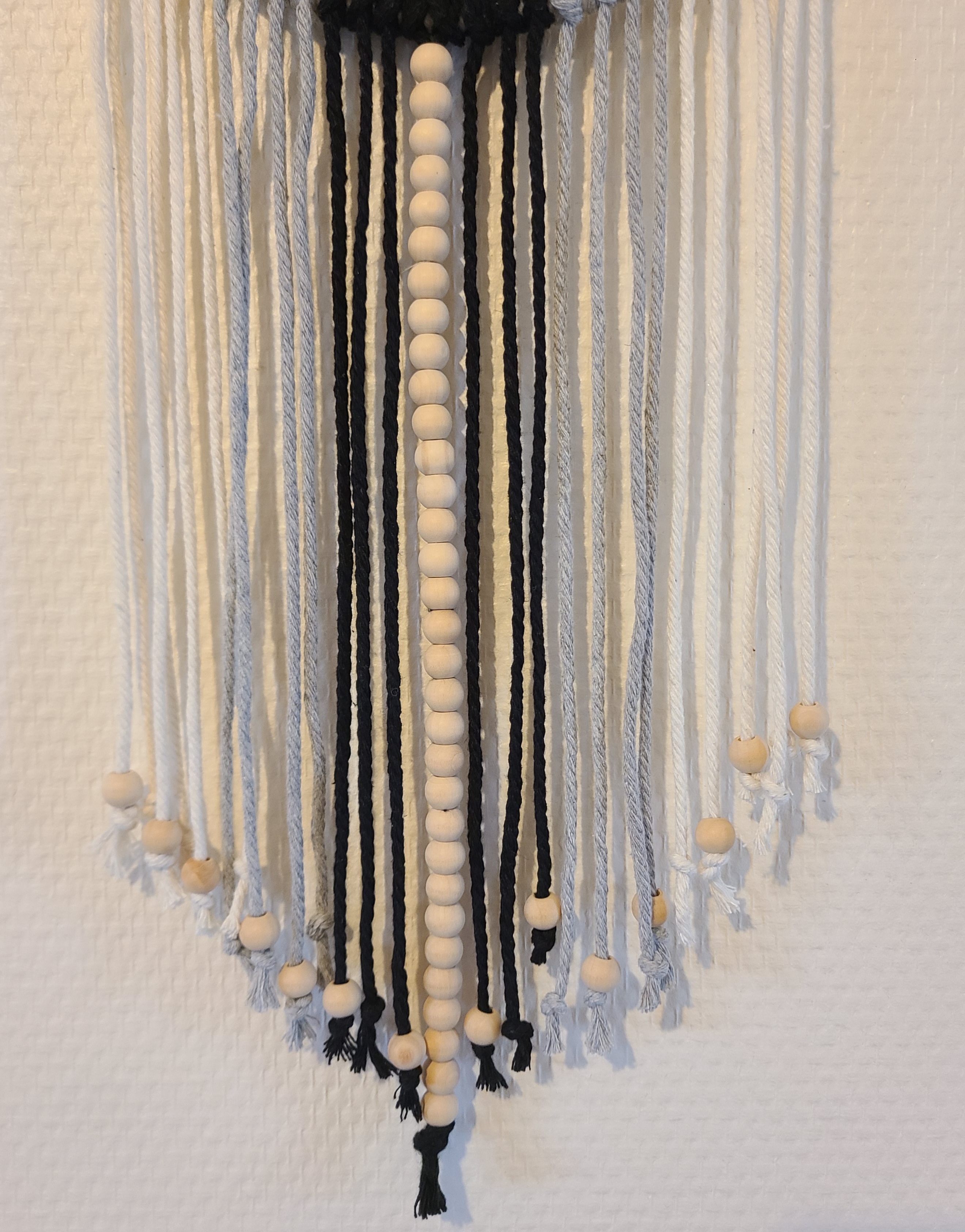 Attrape-rêve tissage croisé géométrique