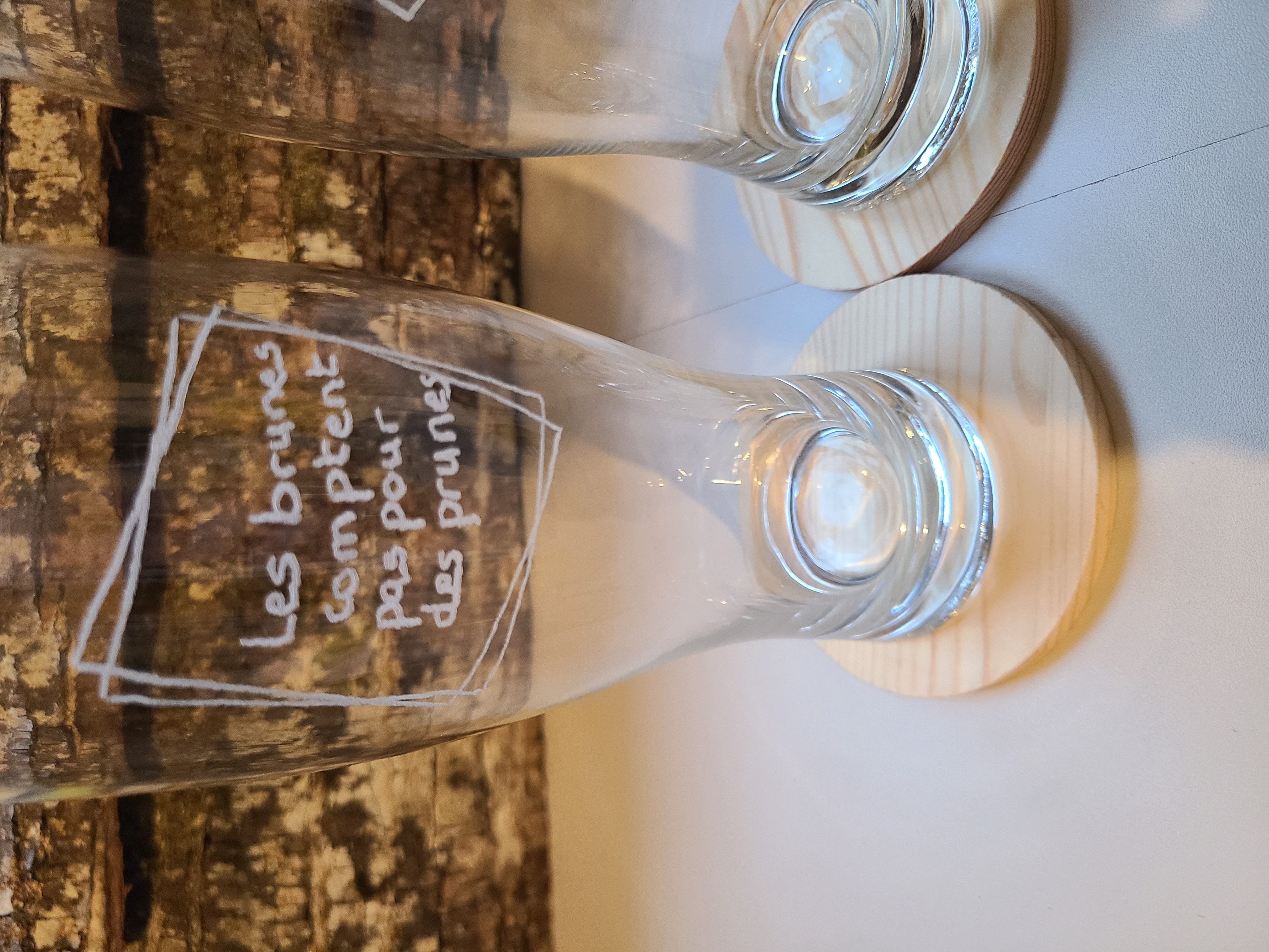 Verres à bière personnalisés