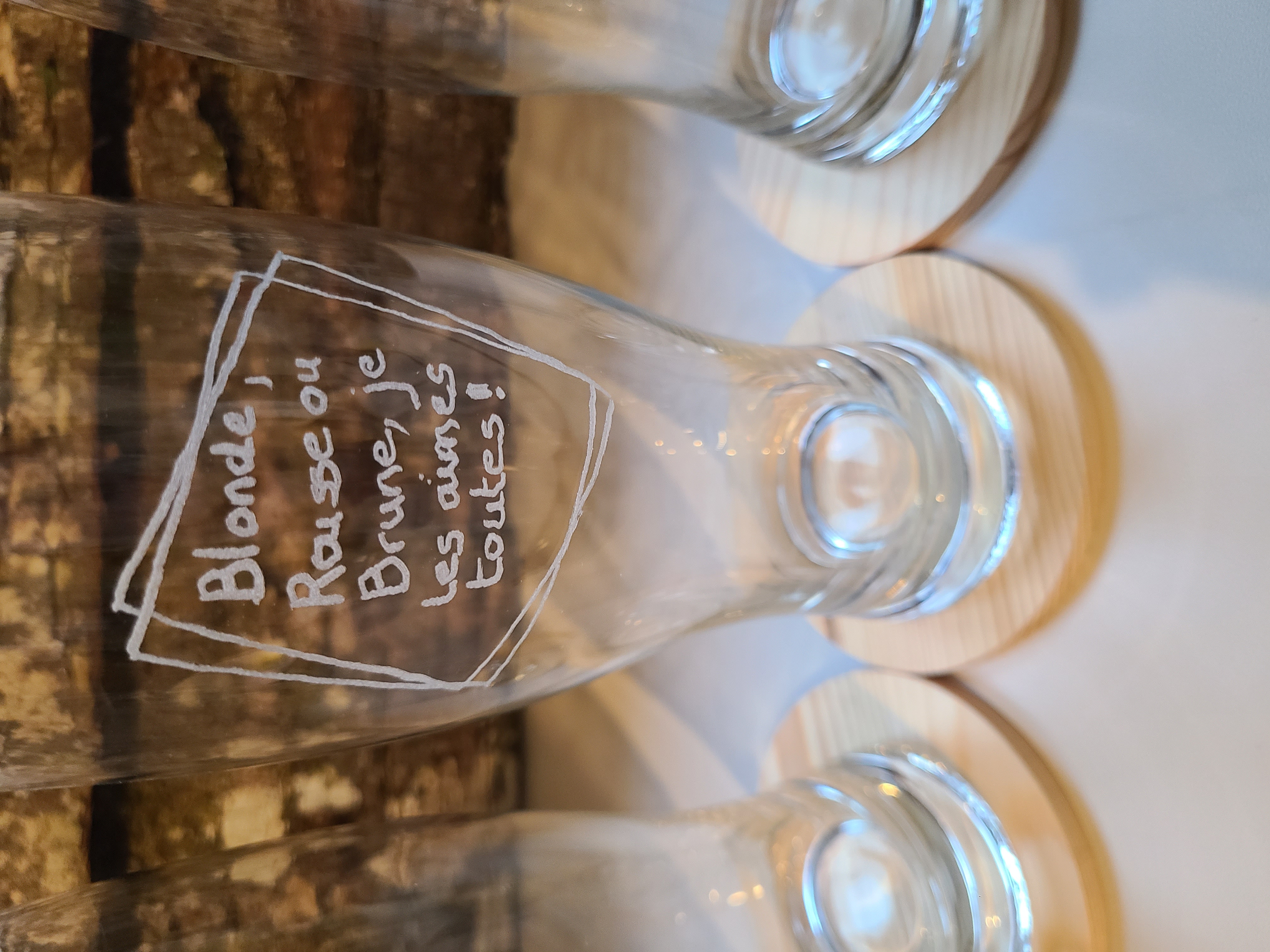 Verres à bière personnalisés