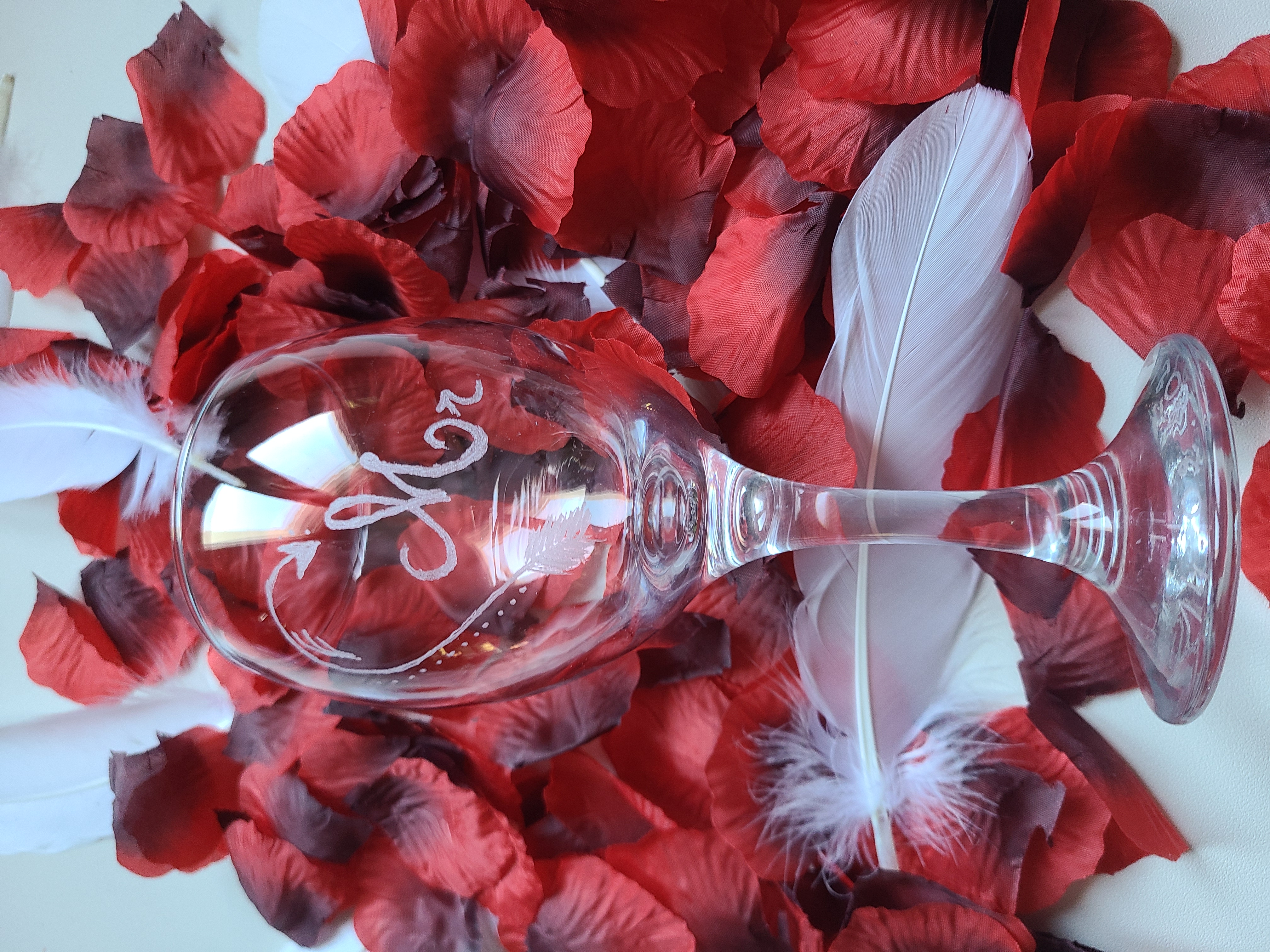 Verres à pied "Mr & Mrs"