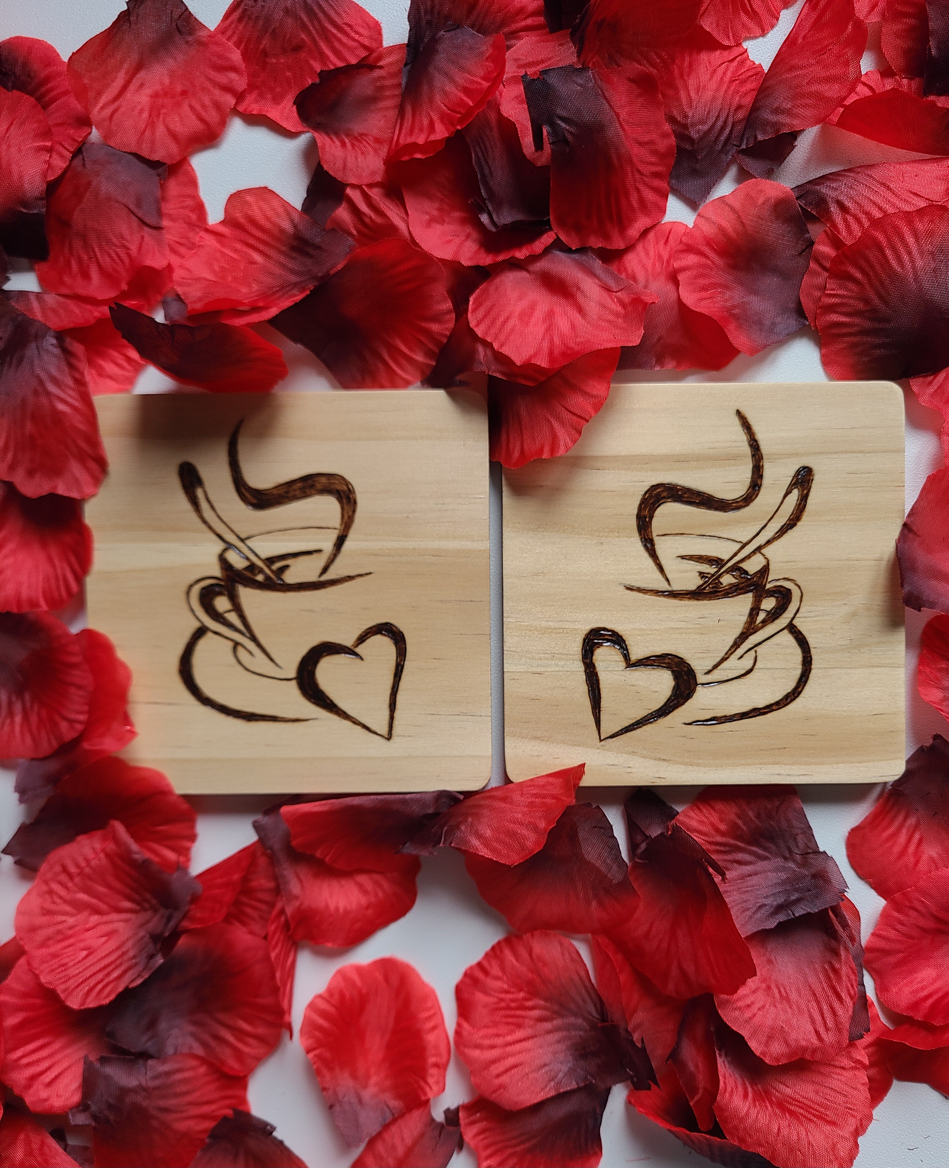 Sous-tasses assorties