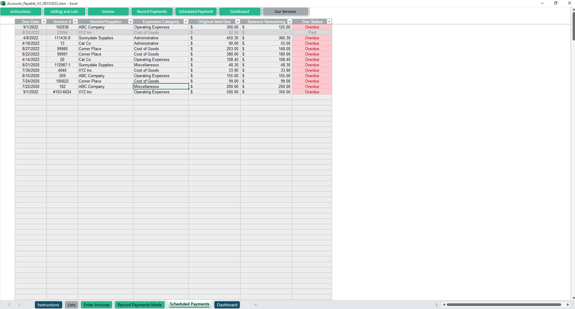 Accounts Payable