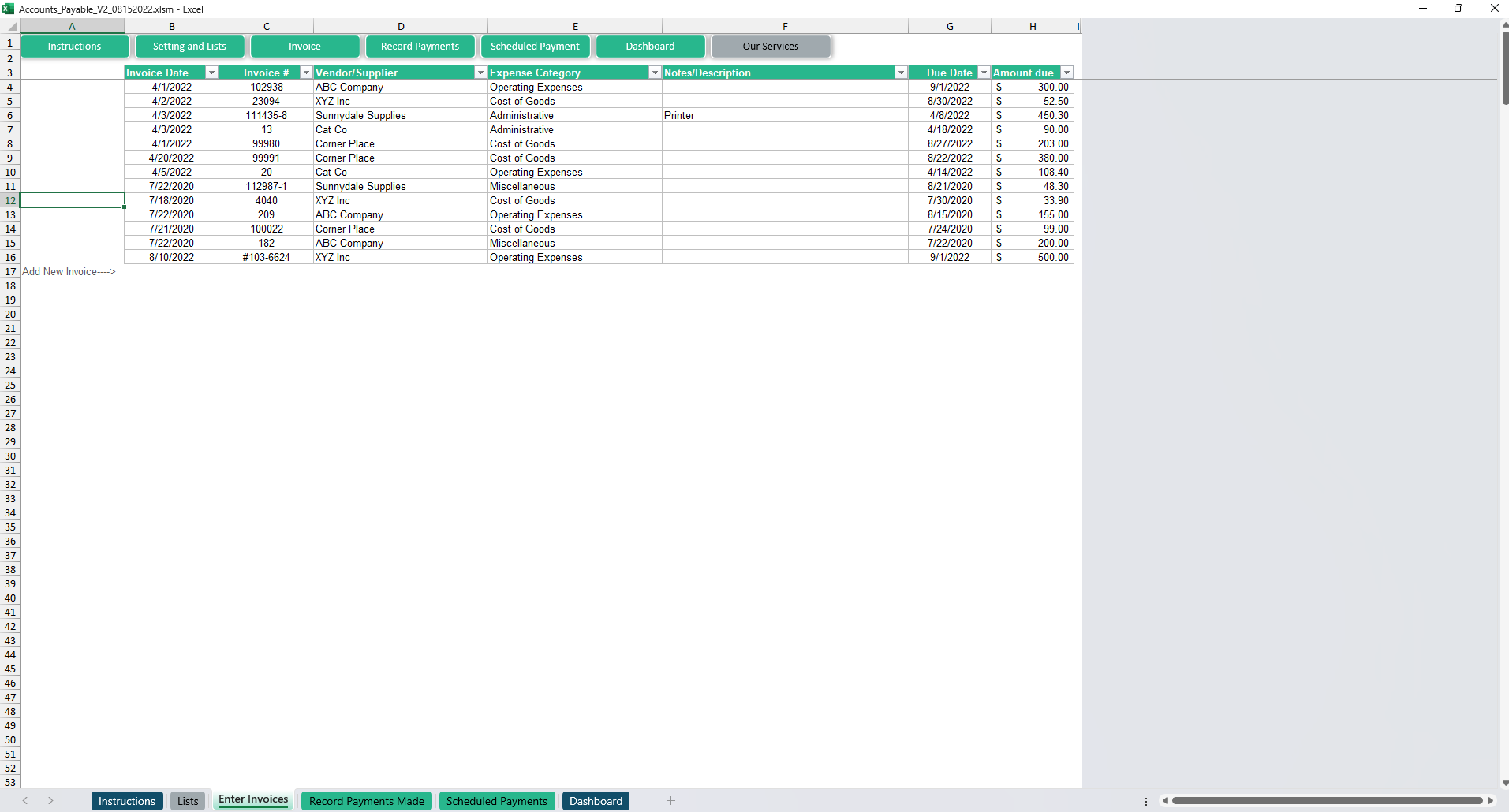 Accounts Payable