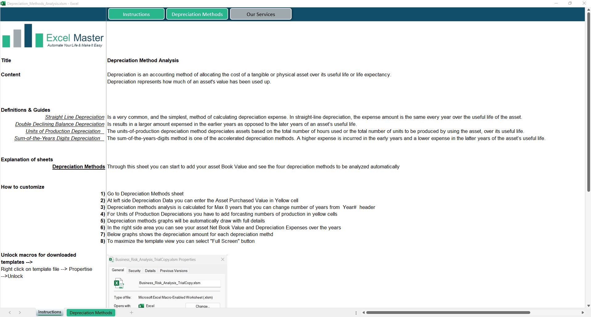 Depreciation Methods Analysis