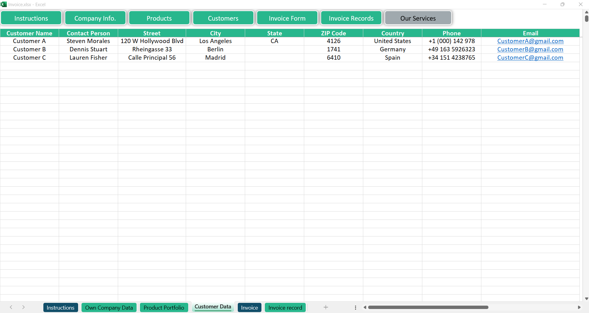 Invoice simple