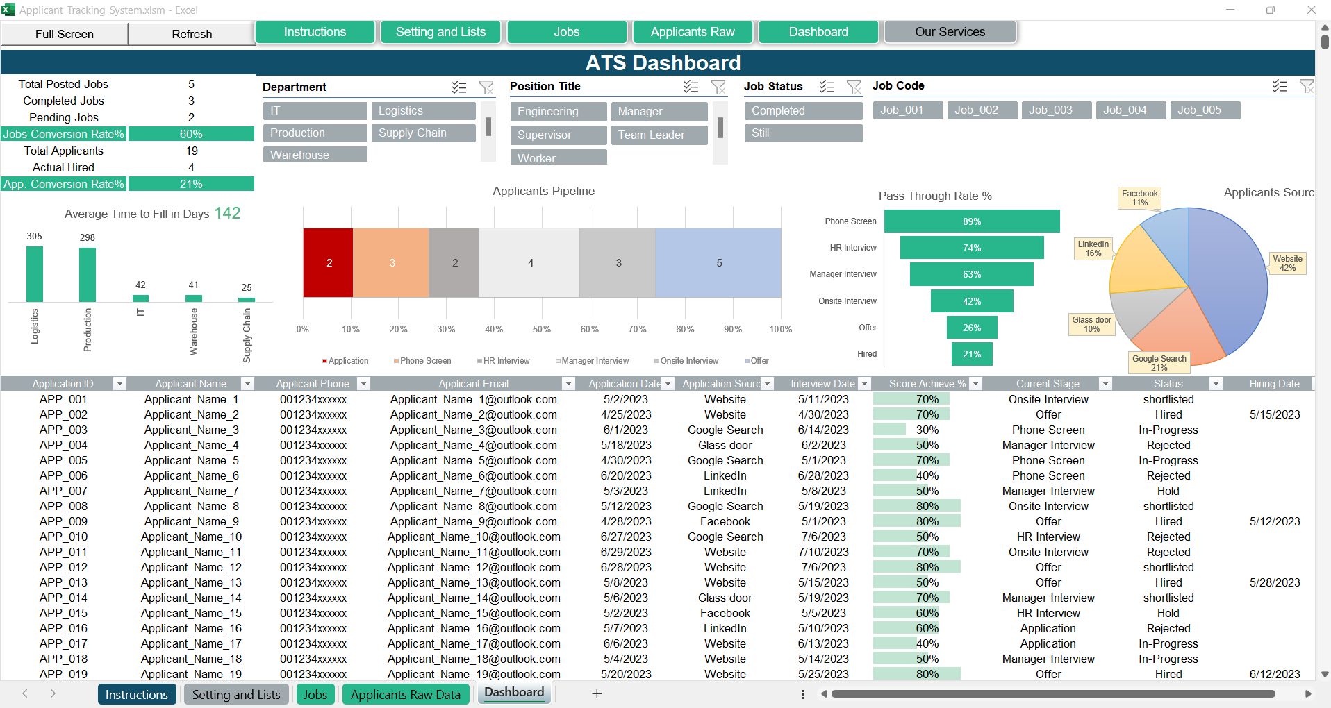 Applicant Tracking System
