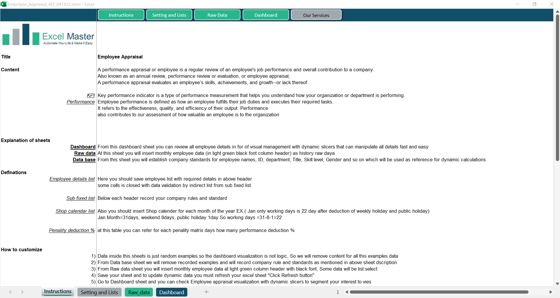Employees Appraisal
