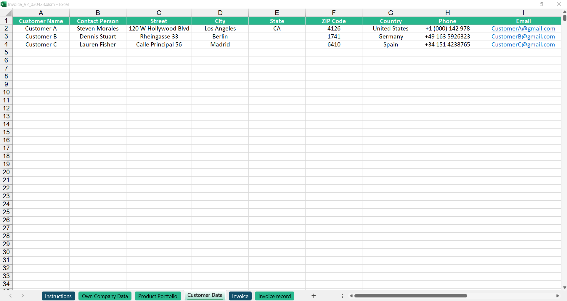 Invoice Automated
