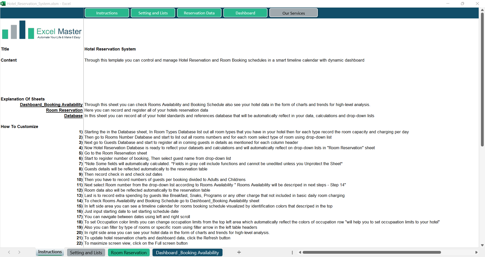 Hotel Reservation System