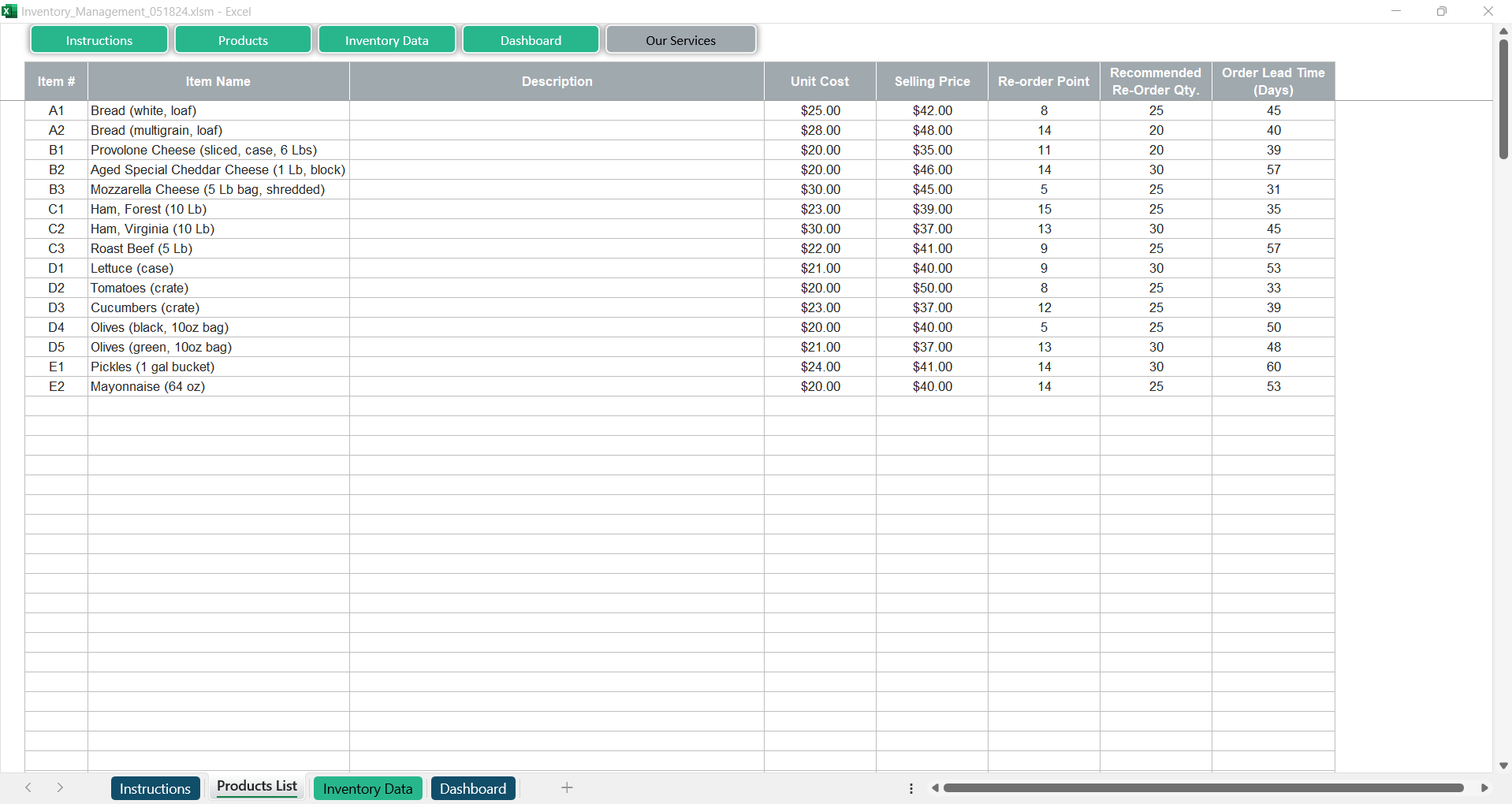 Inventory Management