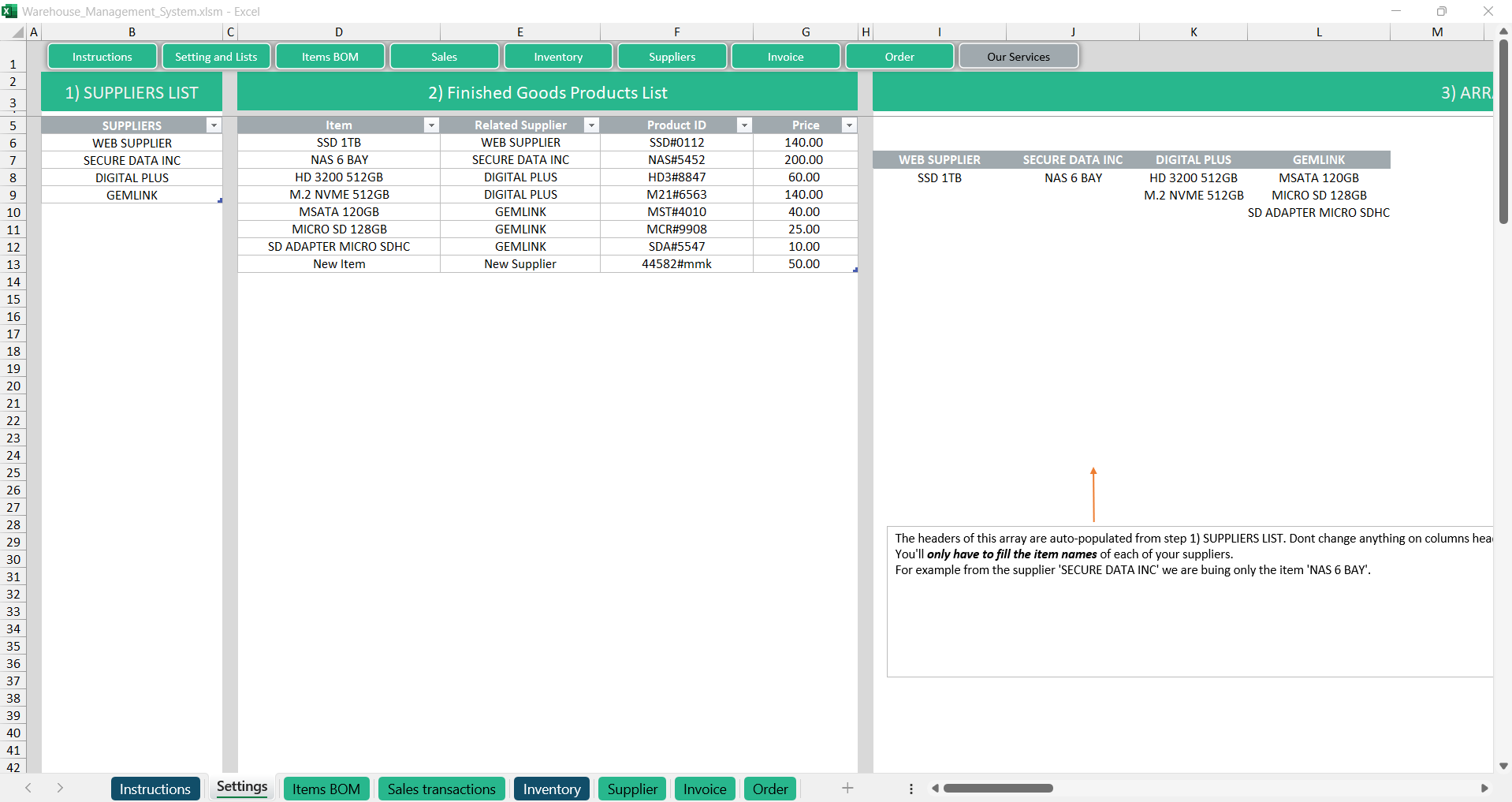 Warehouse Management System