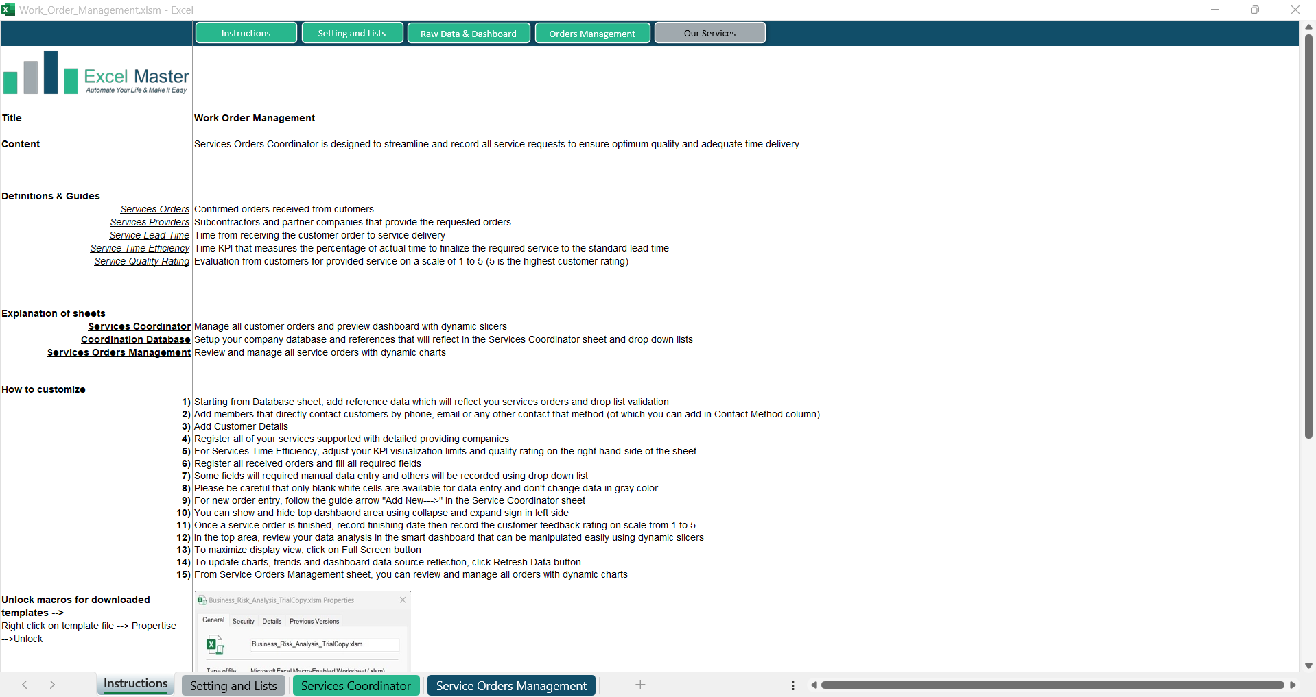 Work Order Management