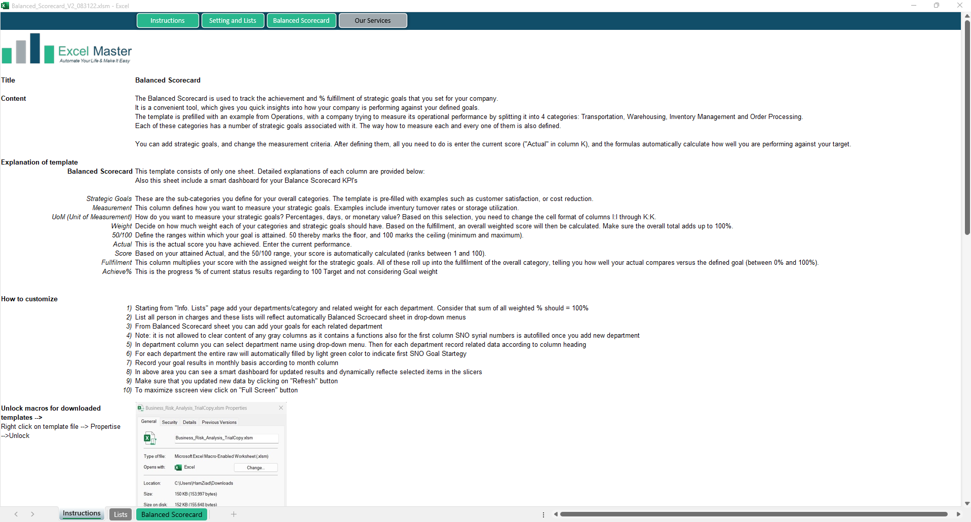 Balanced Scorecard