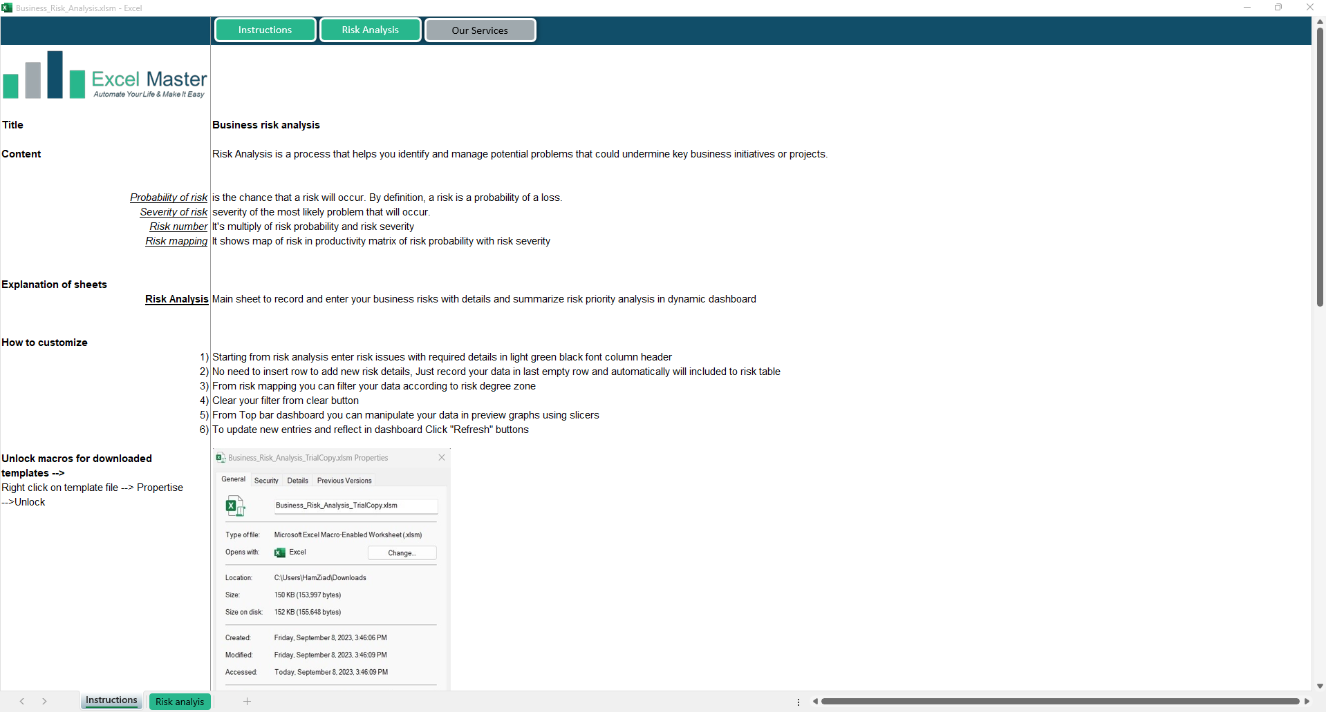 Business Risk Analysis