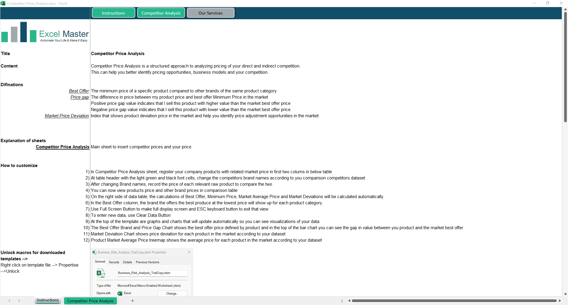Competitor Price Analysis