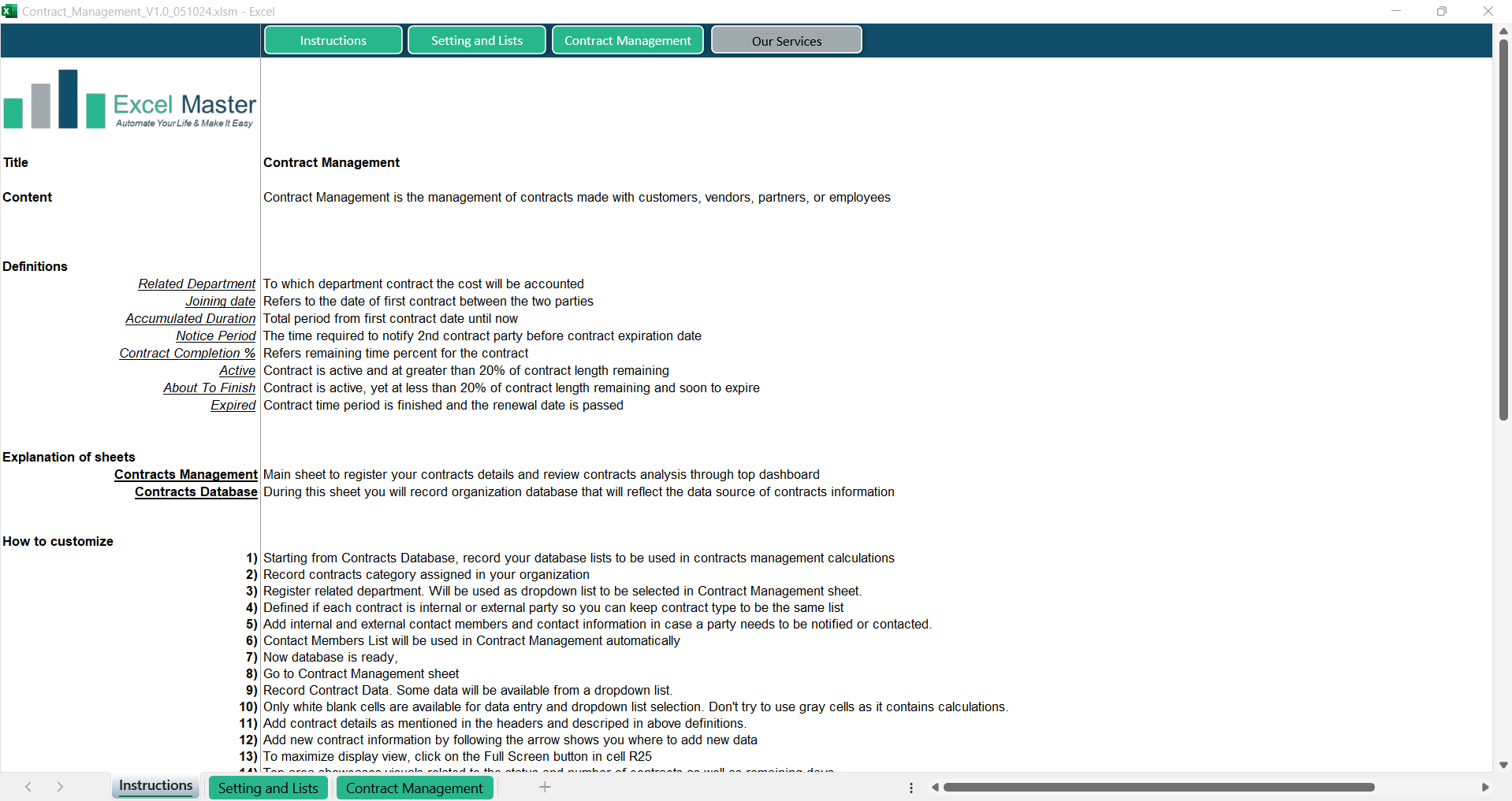 Contract Management