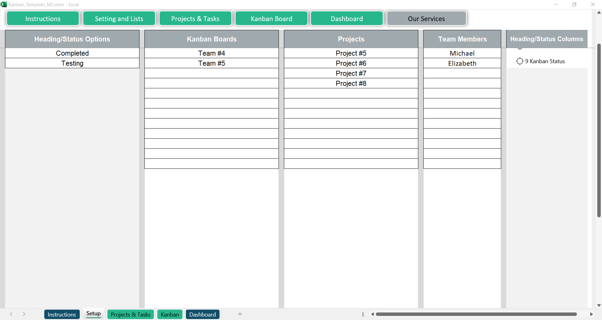 Kanban Template