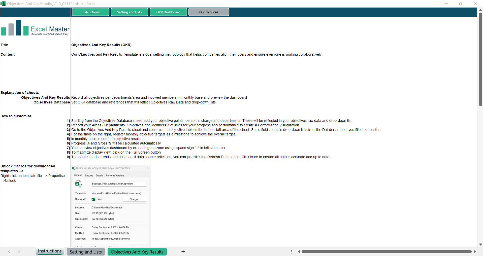 Objectives And Key Results