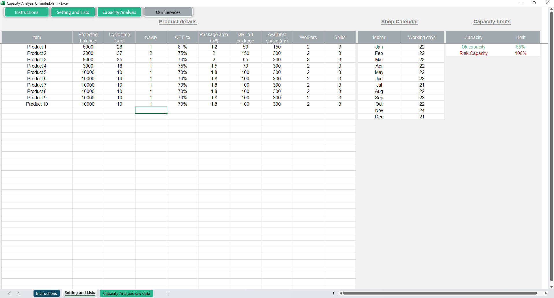 Capacity Planning