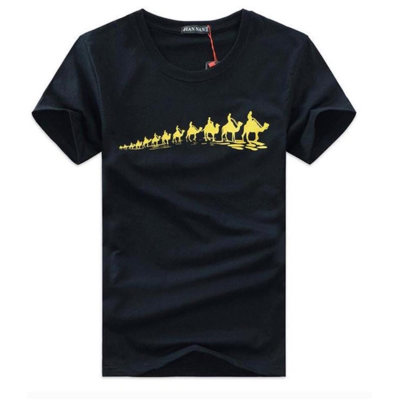 Black Graphic T Shirt For Men