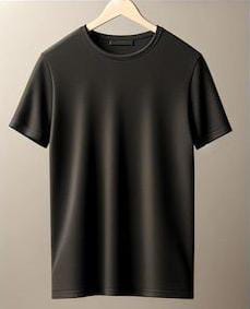 Plain Black T-Shirts For Men