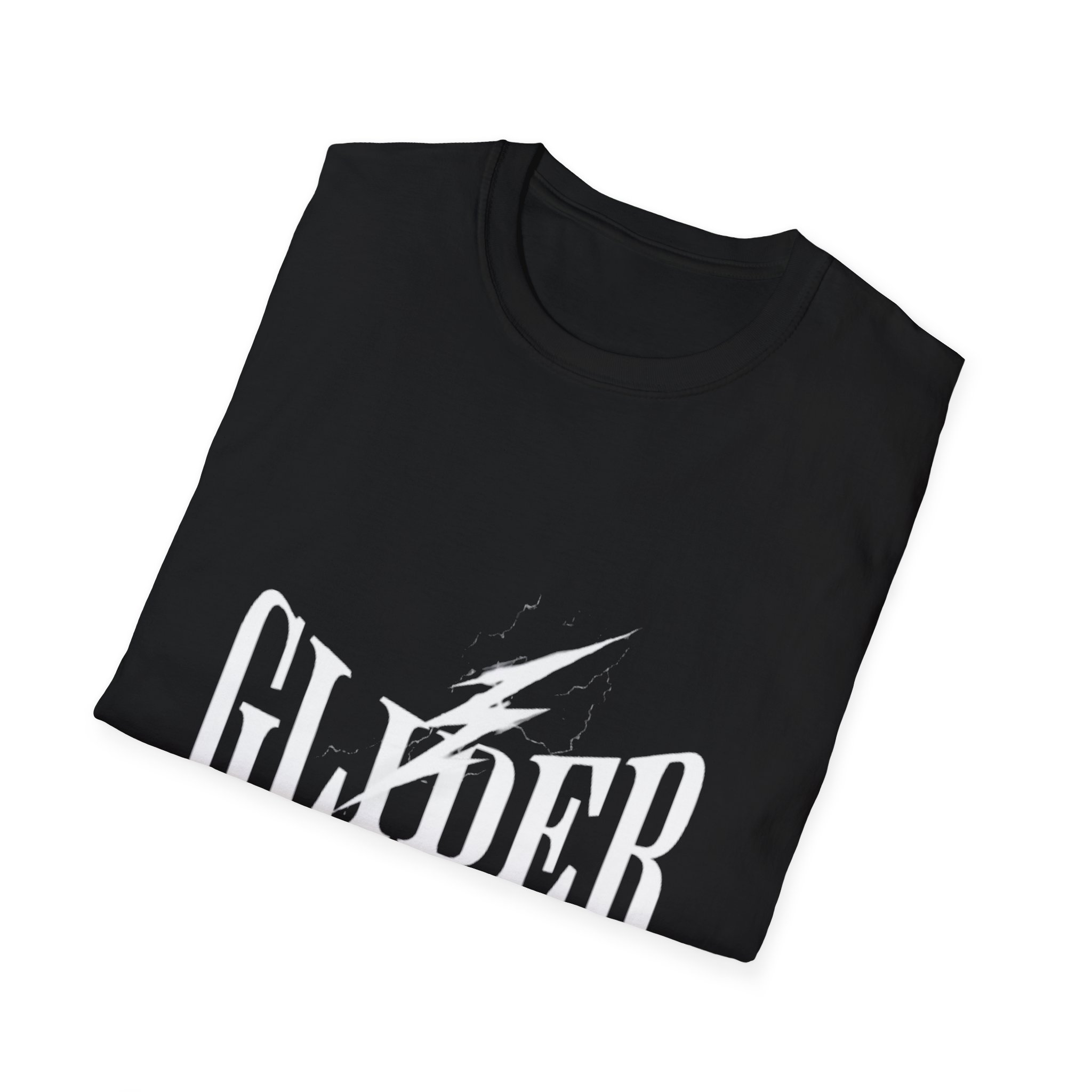 Black Glider Print Graphic T-Shirt 4XXXXL Pakistan