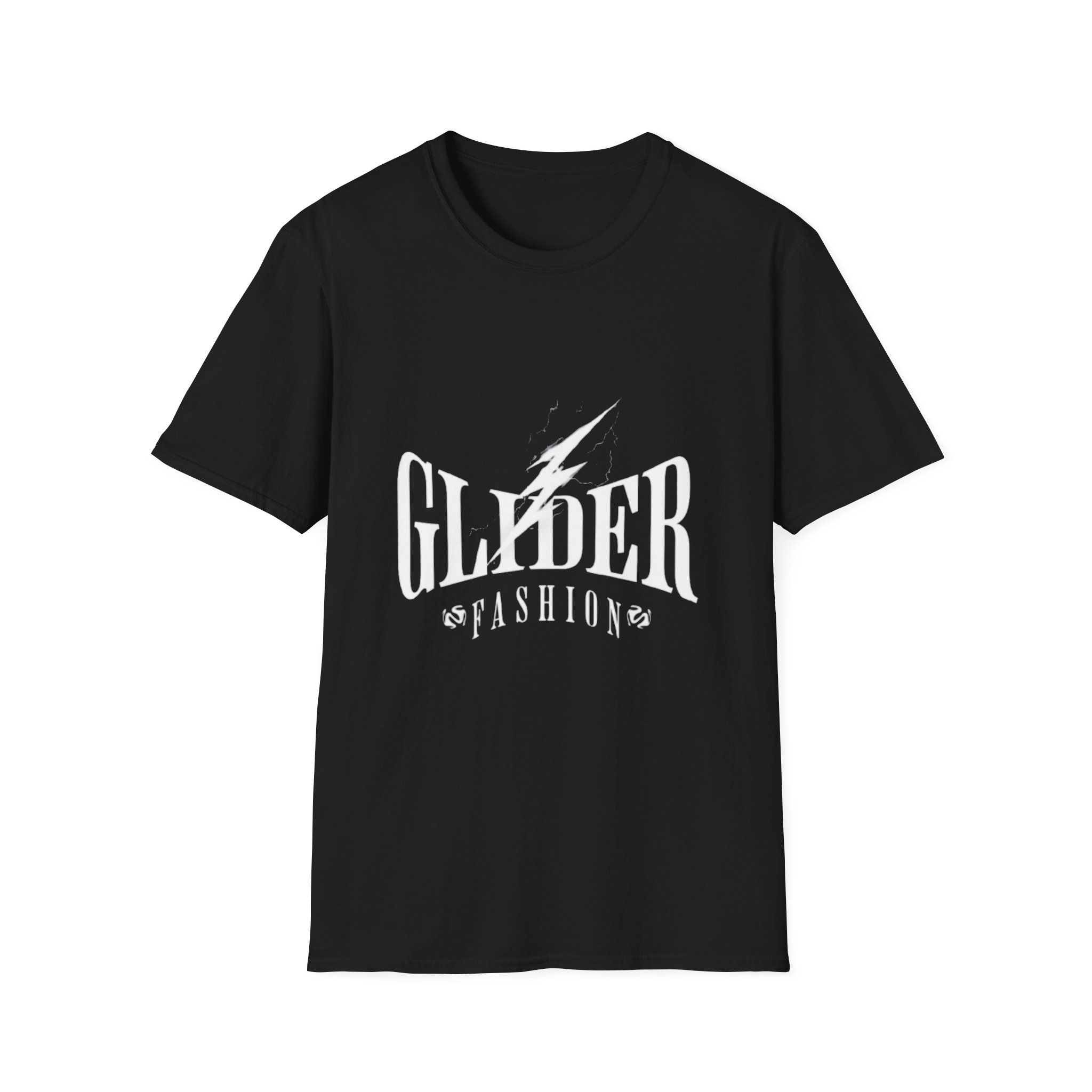 Black Glider Print Graphic T-Shirt 4XXXXL Pakistan