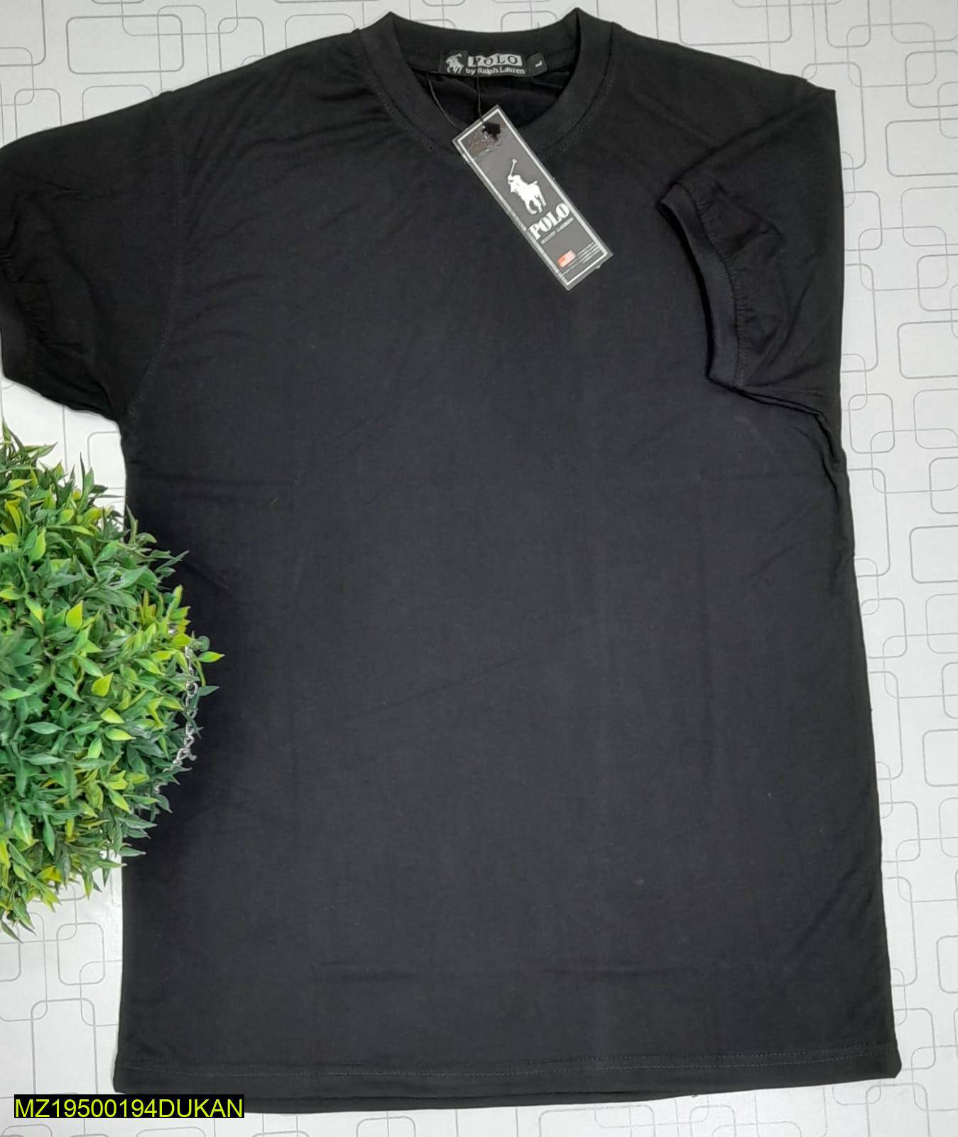 Black 4XXXXL T-Shirt For Men Online Pakistan