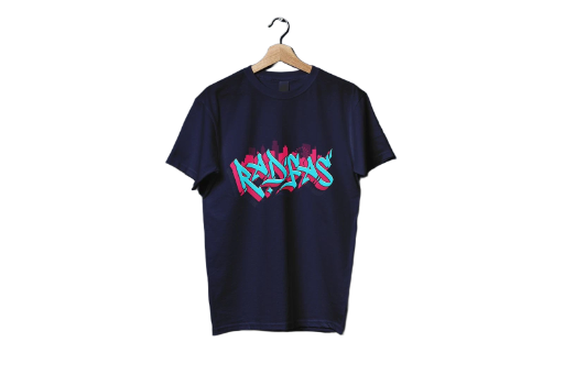 Dark Blue Graphic T-Shirt