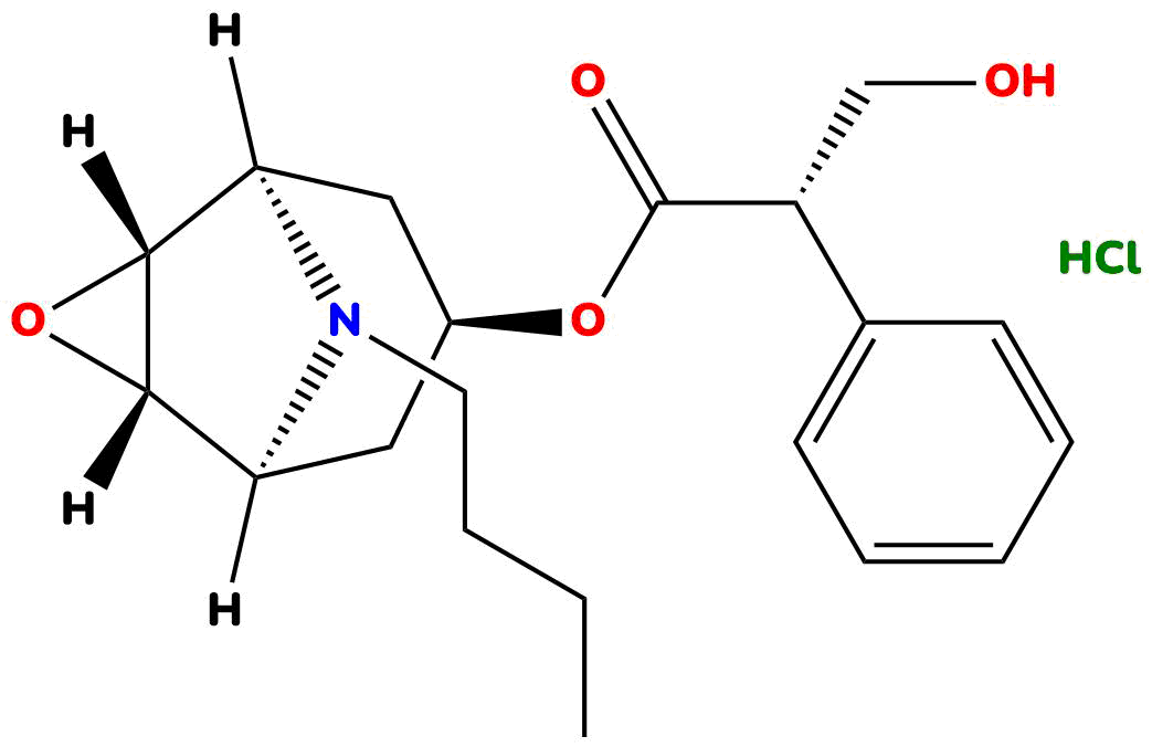 Hyoscine Butylbromide EP Impurity E HCl