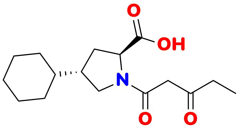 (2S,4S)-4-Cyclohexyl-1-(3-oxopentanoyl)pyrrolidine-2-carboxylic acid