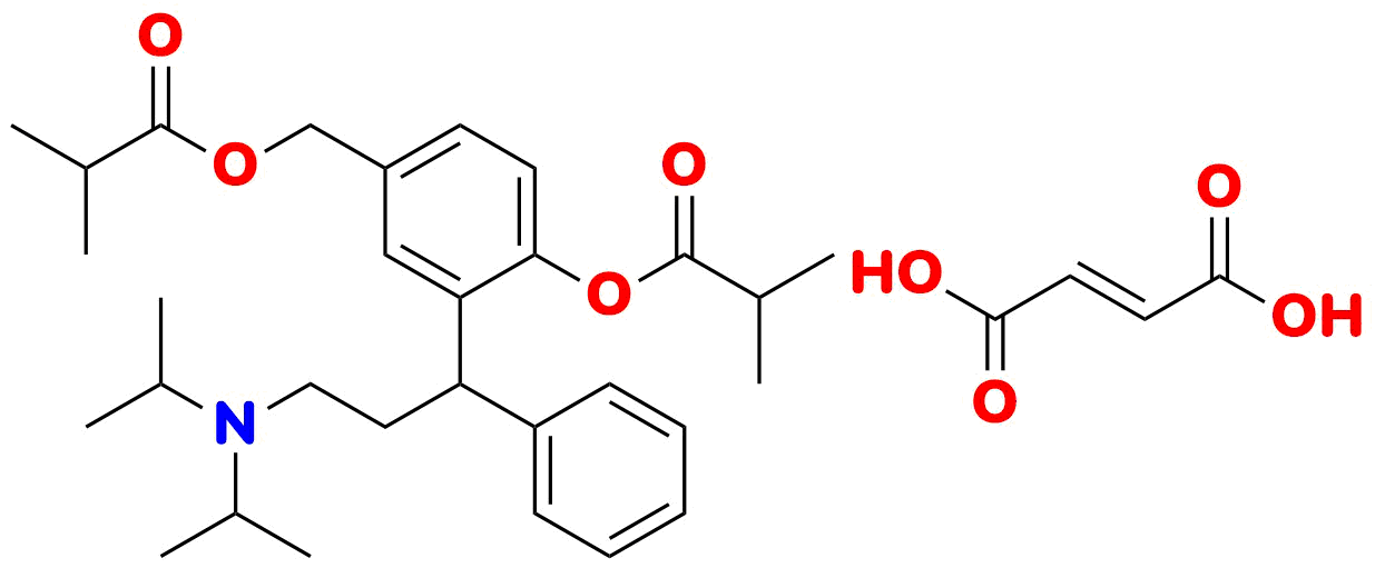 2-(3-(Diisopropylamino)-1-phenylpropyl)-4-((isobutyryloxy)methyl)phenyl isobutyrate Fumarate