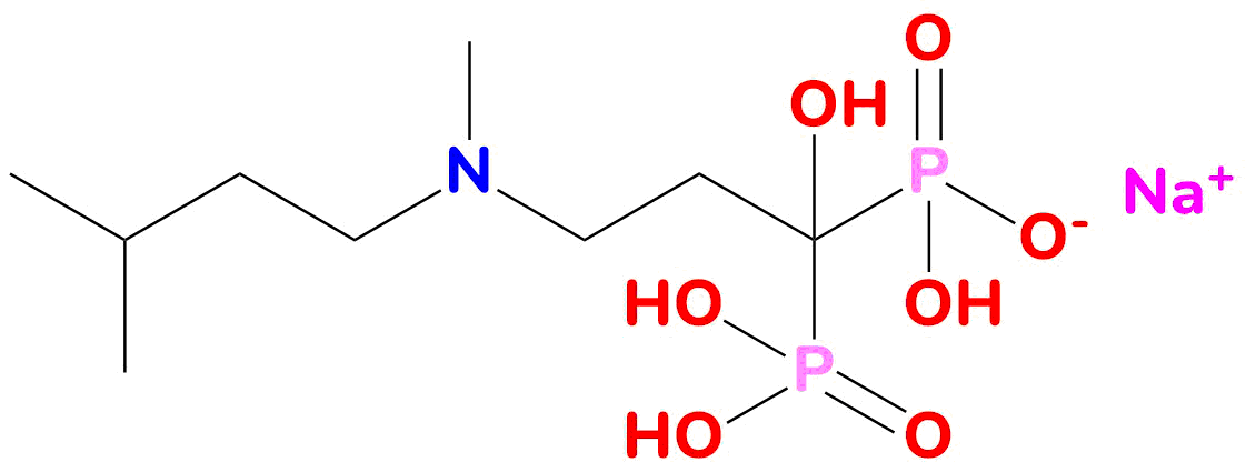 [1-Hydroxy-3-(methylisopentylamino)propylidene] Bisphosphonic Acid Monosodium Salt