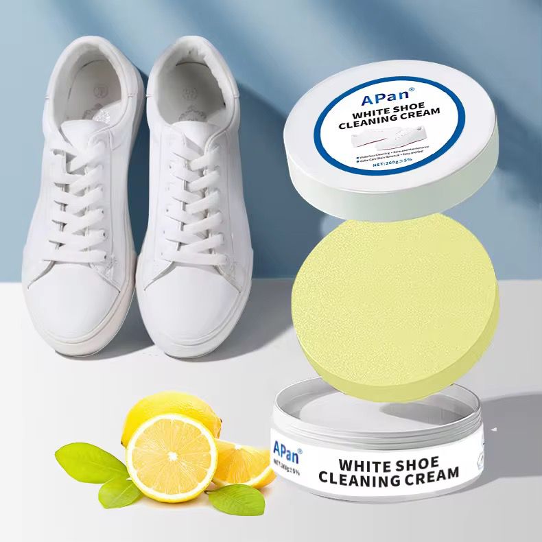 APan White Shoe Cleaning Cream – Κρέμα Καθαρισμού για Λευκά Παπούτσια