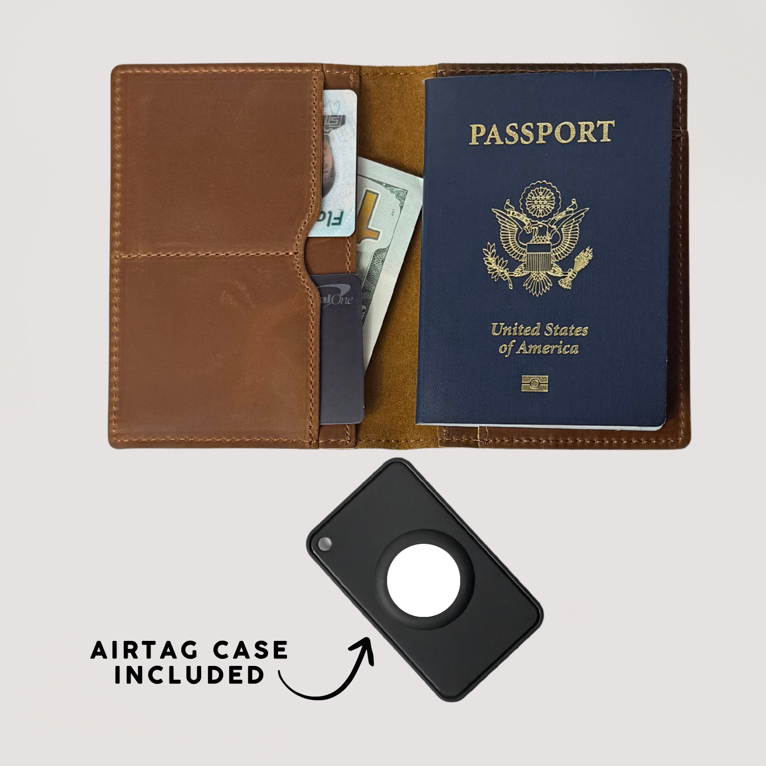 Custom Passport Cover – Personalized Leather Travel Wallet