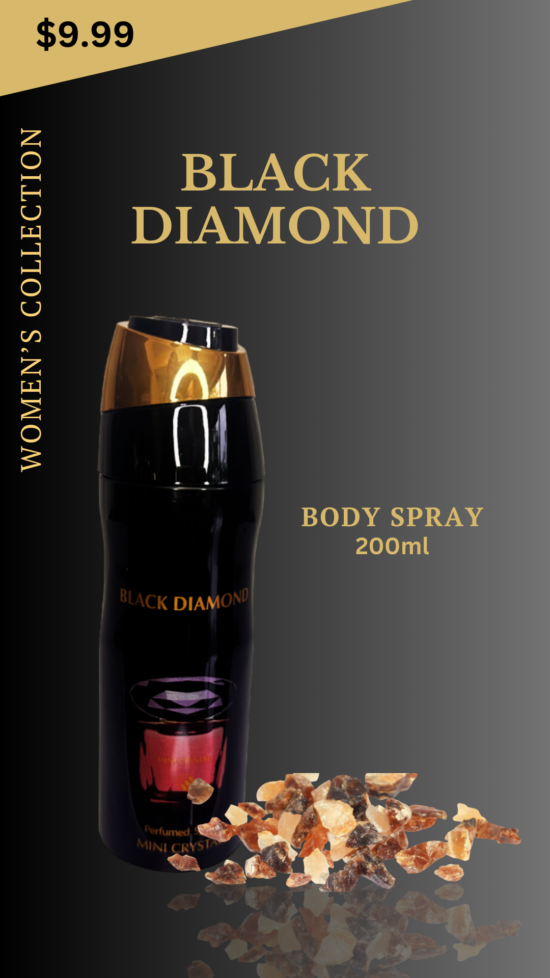 Mini Crystal - Black Diamond 200ml