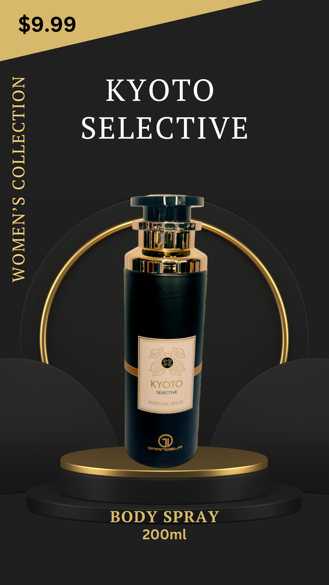 Grandeur Kioto Selective - Women's Body Spray 200ml