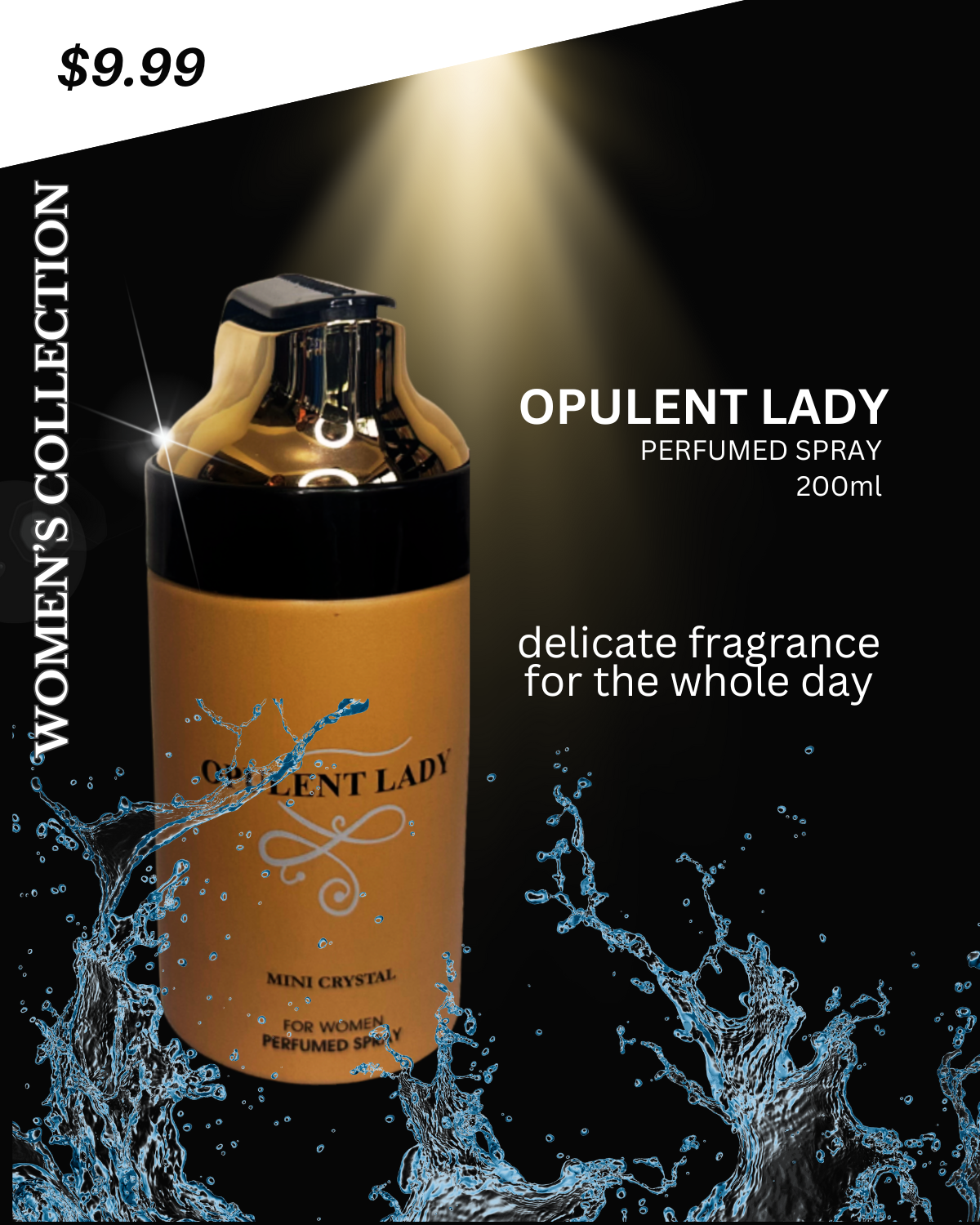 Opulent Gold Lady Body Spray 250ml