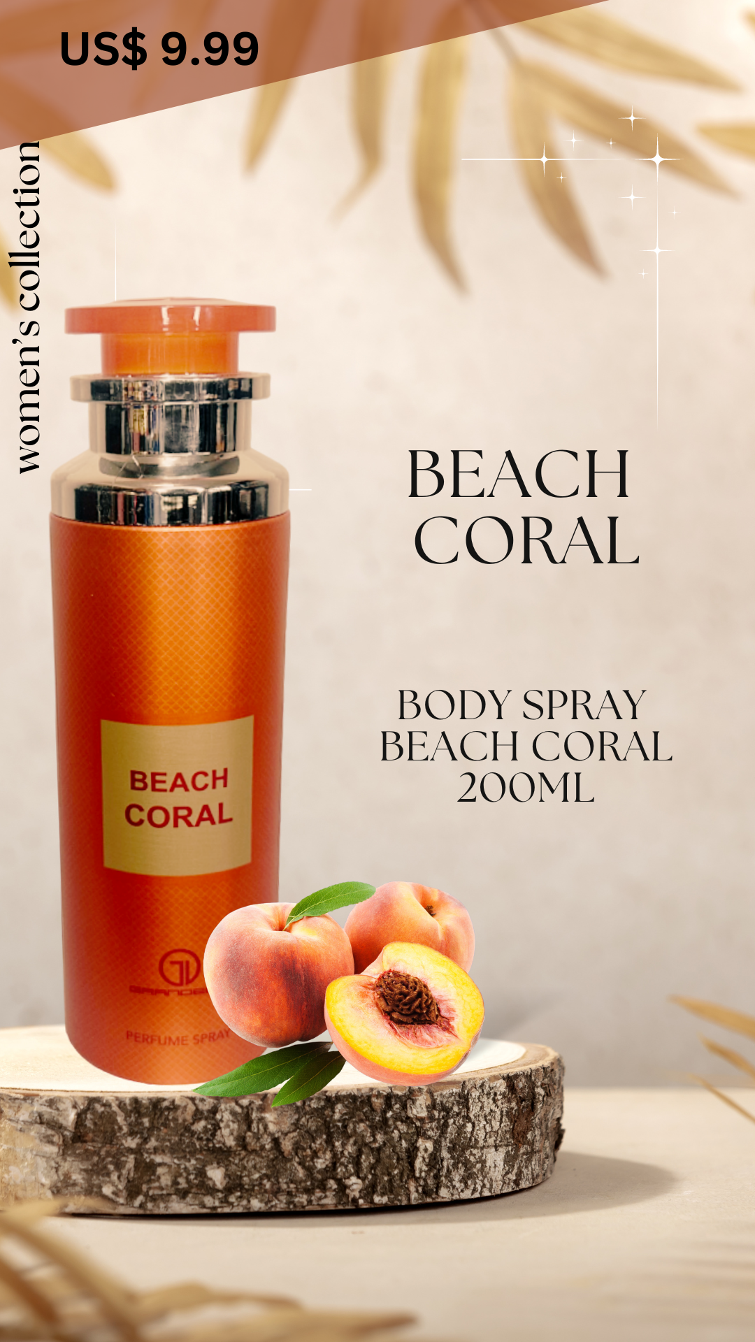 Beach Coral Lady Body Spray 200ml