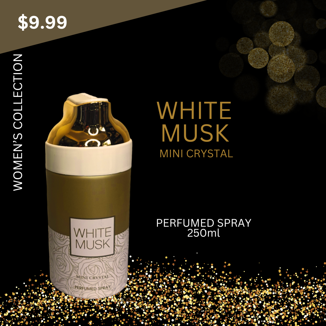 Mini Crystal White Musk Women's Body Spray 250ml