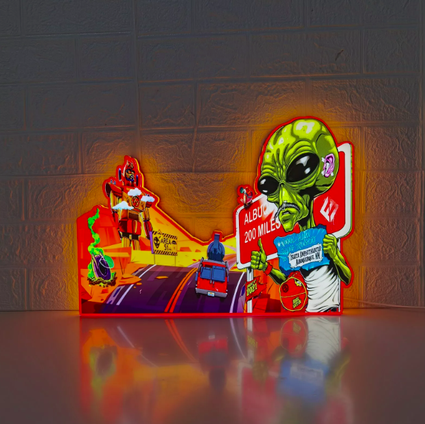 Foo Fighters Pinball Topper New LED Lightbox | Rock 'n' Roll Fun!