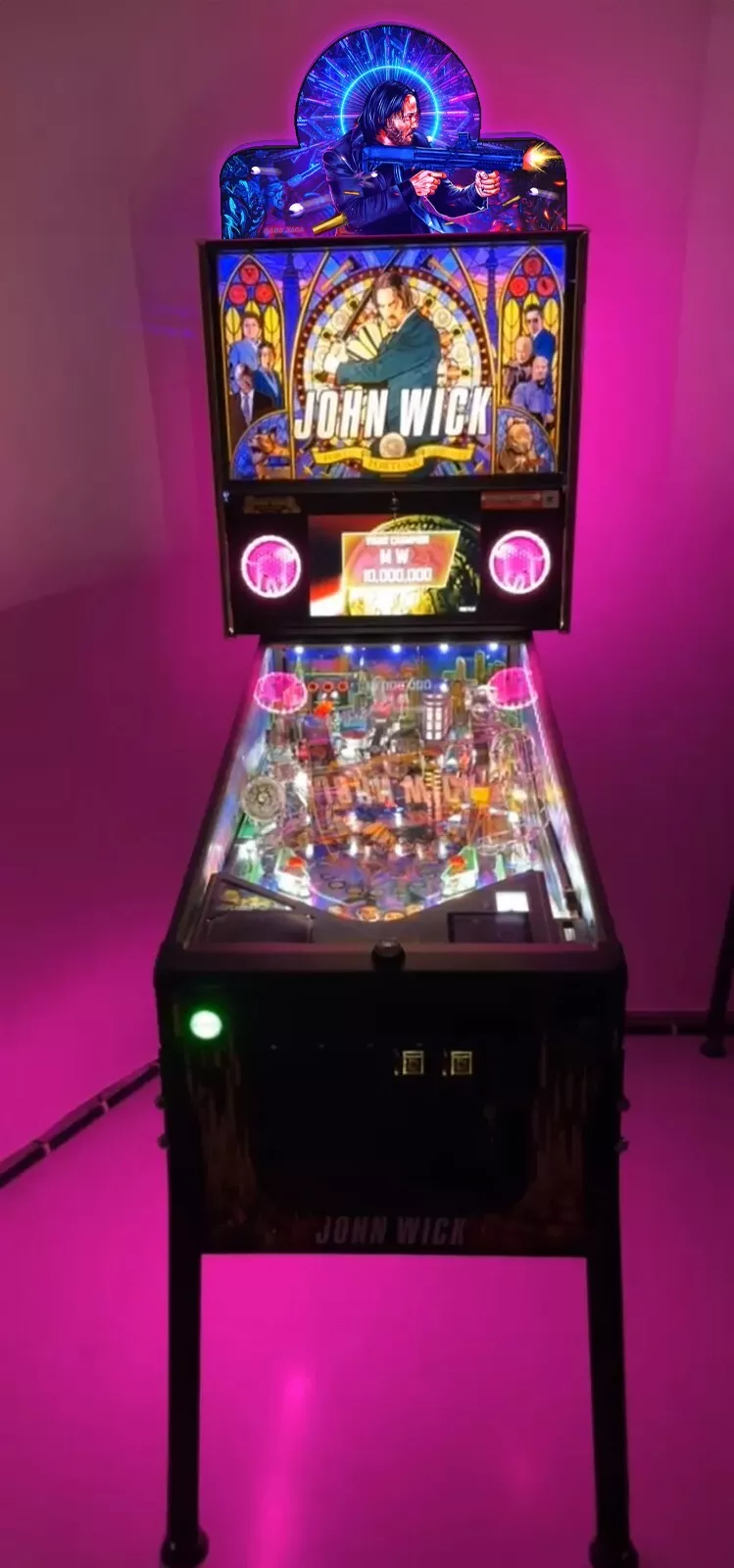Ultimate John Wick Pinball Topper LED - USB - DIMMABLE - Limited Edition