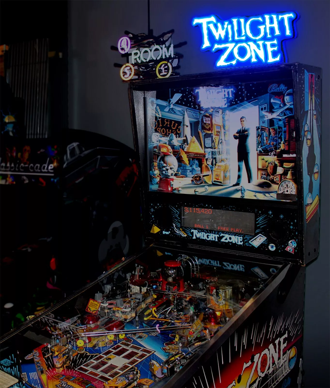 Twilight Zone Pinball Topper LED Lightbox - Enhance Your Gaming Experience!