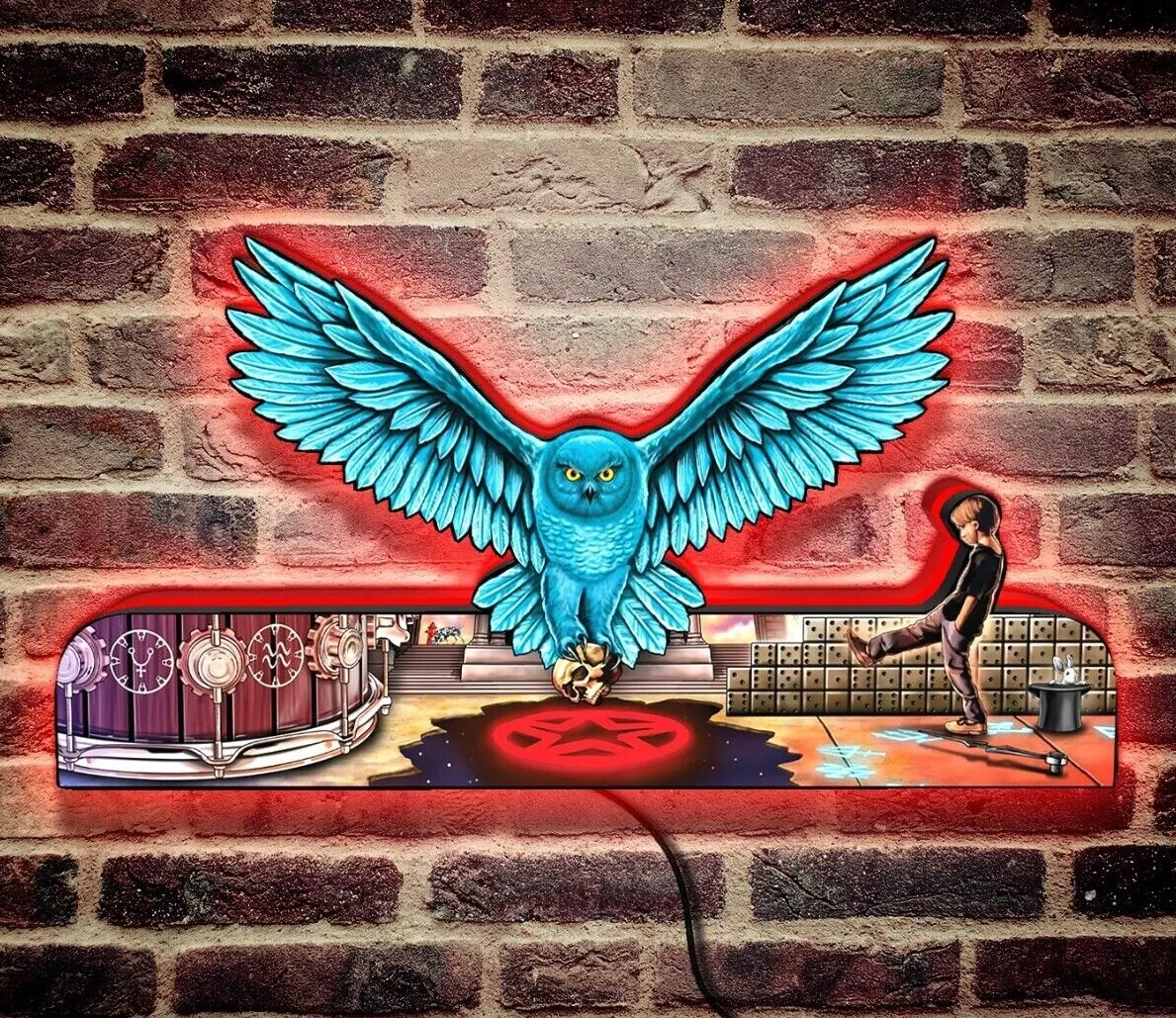Rush Pinball Topper LED Lightbox - Rare - Elevate Your Game with Musical Legends
