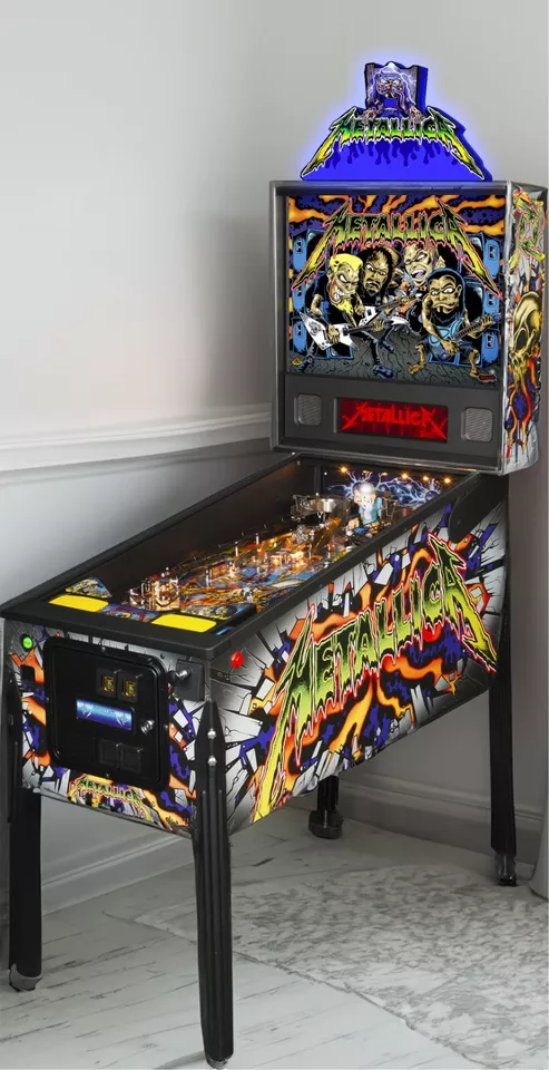 Rare Metallica with Sparky's Electric Chair Pinball Topper! - USB plug - Dimmer
