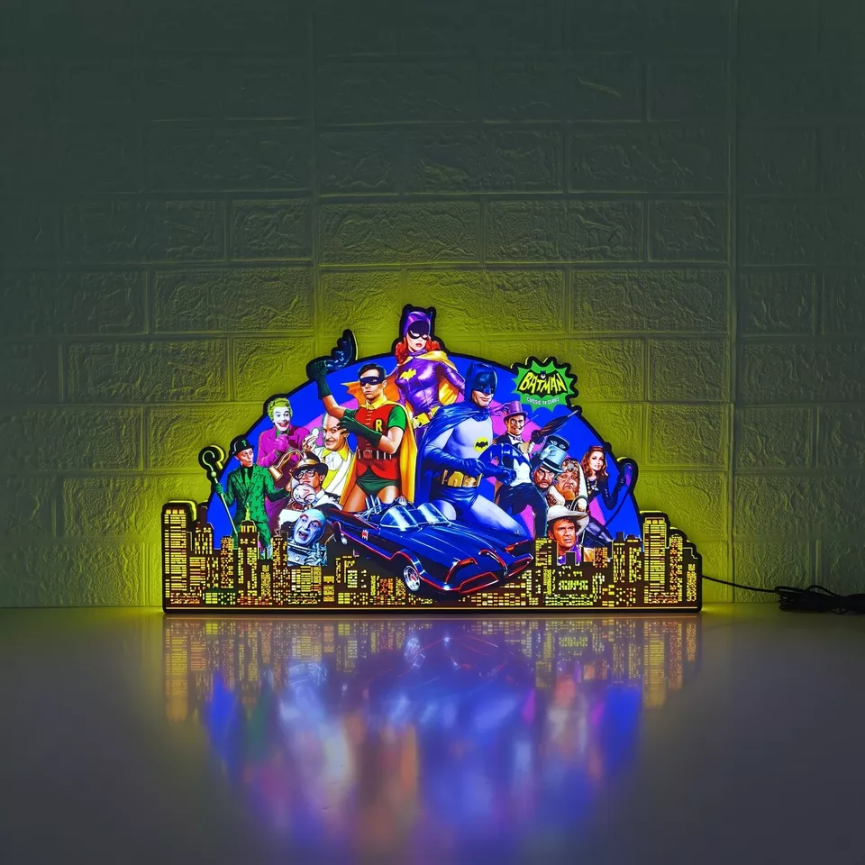 Exclusive Batman 66 Pinball Topper LED - USB - Dimmeable - Limited Edition!