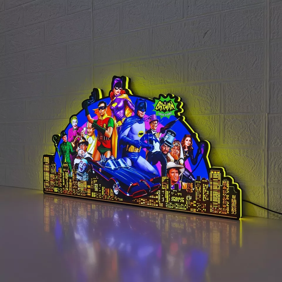 Exclusive Batman 66 Pinball Topper LED - USB - Dimmeable - Limited Edition!