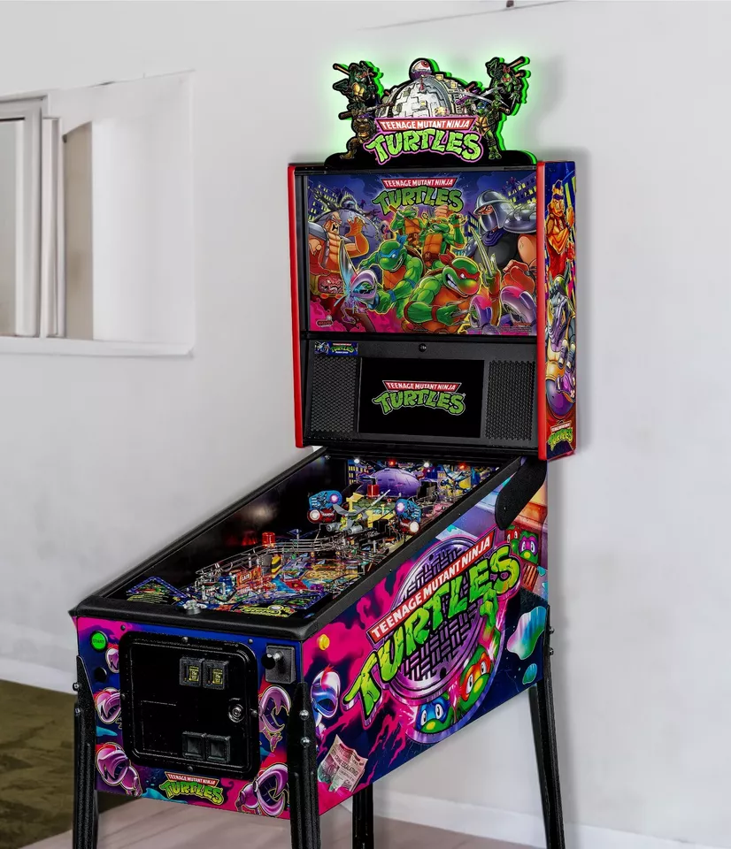 (TMNT) Teenage Mutant Ninja Turtle pinball topper LED lightbox | Fully Dimmable